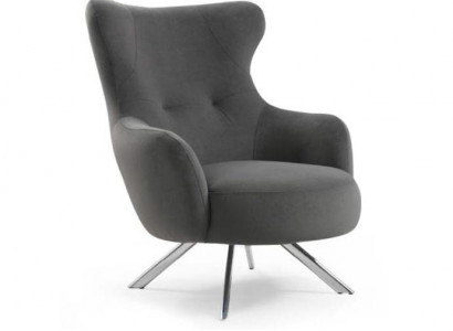 Armchair Wing Chair Luxury 1 Seater Single Seat Upholstery Seat Designer Fabric Modern